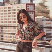 zeroUV Retro Modern Geometric Hexagon Frame Dapper Sunglasses C455 Sunglasses