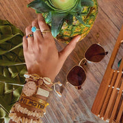 zeroUV Retro Modern Geometric Hexagon Frame Dapper Sunglasses C455 Sunglasses