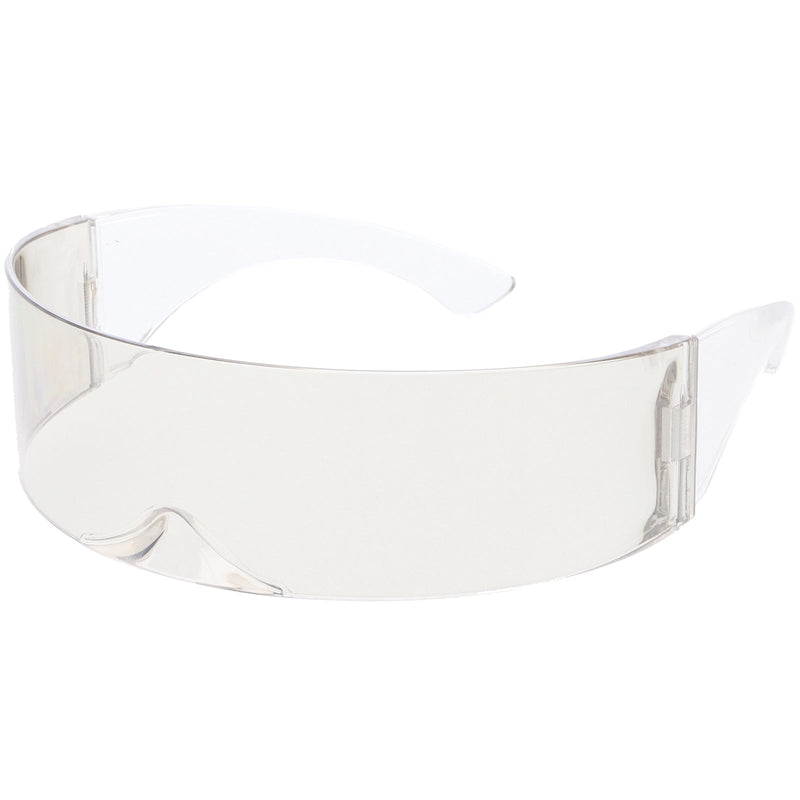 zeroUV Futuristic Space Cadet Mono Lens Shield Sunglasses C471 Sunglasses
