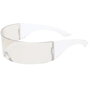 zeroUV Futuristic Space Cadet Mono Lens Shield Sunglasses C471 Sunglasses