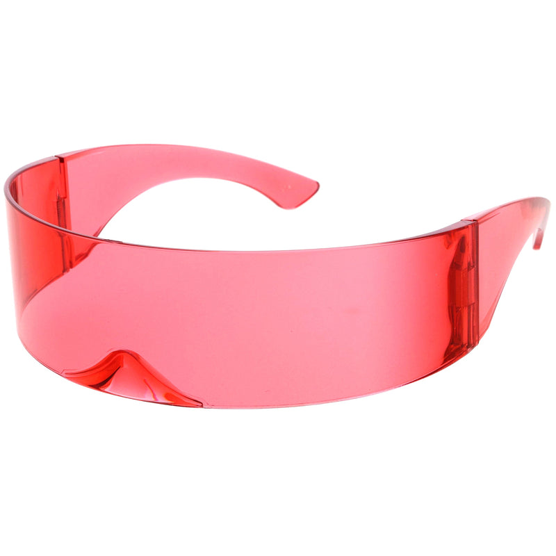 zeroUV Futuristic Retro Mirror Wrap Around Shield Sunglasses 8762 Sunglasses
