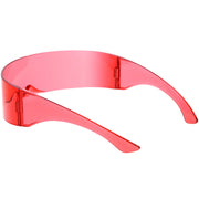 zeroUV Futuristic Retro Mirror Wrap Around Shield Sunglasses 8762 Sunglasses
