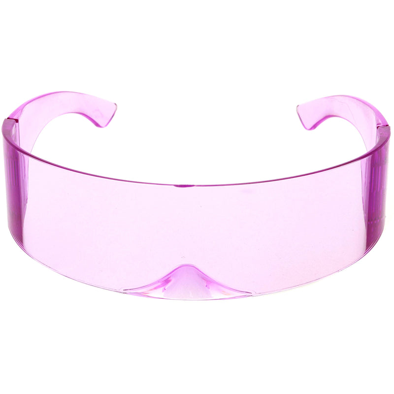 zeroUV Futuristic Retro Mirror Wrap Around Shield Sunglasses 8762 Sunglasses