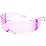 zeroUV Futuristic Retro Mirror Wrap Around Shield Sunglasses 8762 Sunglasses