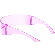 zeroUV Futuristic Retro Mirror Wrap Around Shield Sunglasses 8762 Sunglasses