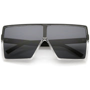 zeroUV Oversize Retro Modern Futuristic Square Aviator Sunglasses C475 Sunglasses