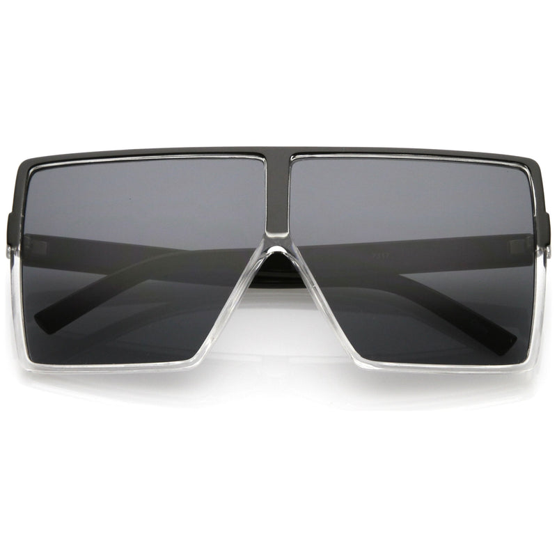 zeroUV Oversize Retro Modern Futuristic Square Aviator Sunglasses C475 Sunglasses