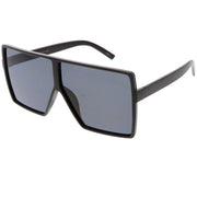 zeroUV Oversize Retro Modern Futuristic Square Aviator Sunglasses C475 Sunglasses