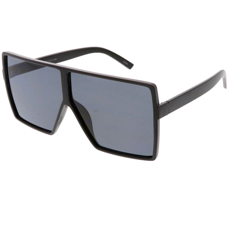 zeroUV Oversize Retro Modern Futuristic Square Aviator Sunglasses C475 Sunglasses