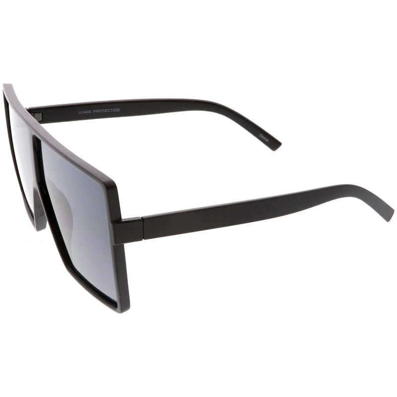 zeroUV Oversize Retro Modern Futuristic Square Aviator Sunglasses C475 Sunglasses