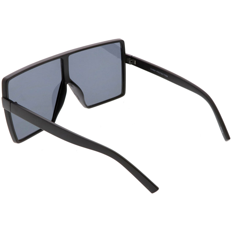 zeroUV Oversize Retro Modern Futuristic Square Aviator Sunglasses C475 Sunglasses