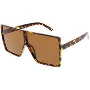 zeroUV Oversize Retro Modern Futuristic Square Aviator Sunglasses C475 Sunglasses