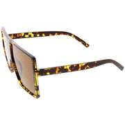 zeroUV Oversize Retro Modern Futuristic Square Aviator Sunglasses C475 Sunglasses