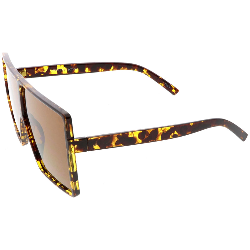 zeroUV Oversize Retro Modern Futuristic Square Aviator Sunglasses C475 Sunglasses