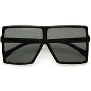 zeroUV Oversize Retro Modern Futuristic Square Aviator Sunglasses C475 Sunglasses