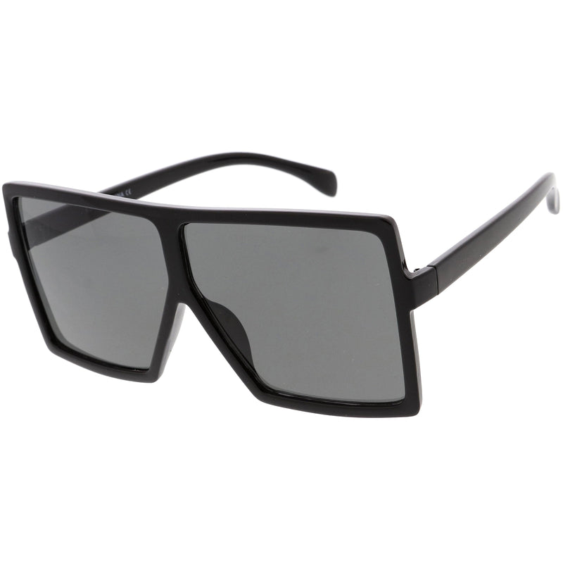 zeroUV Oversize Retro Modern Futuristic Square Aviator Sunglasses C475 Sunglasses