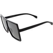 zeroUV Oversize Retro Modern Futuristic Square Aviator Sunglasses C475 Sunglasses