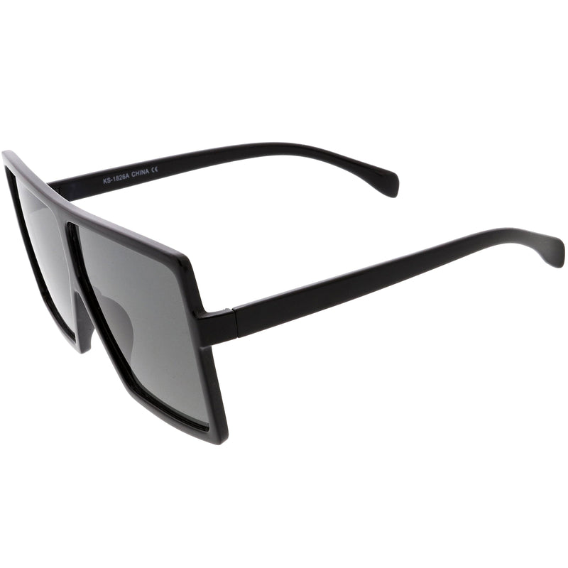 zeroUV Oversize Retro Modern Futuristic Square Aviator Sunglasses C475 Sunglasses