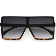 zeroUV Oversize Retro Modern Futuristic Square Aviator Sunglasses C475 Sunglasses