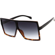 zeroUV Oversize Retro Modern Futuristic Square Aviator Sunglasses C475 Sunglasses