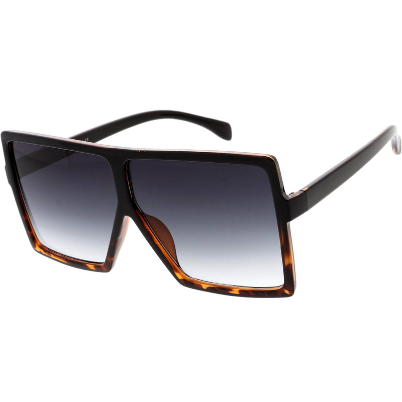 zeroUV Oversize Retro Modern Futuristic Square Aviator Sunglasses C475 Sunglasses