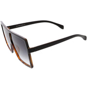 zeroUV Oversize Retro Modern Futuristic Square Aviator Sunglasses C475 Sunglasses