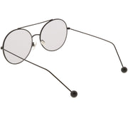 zeroUV Premium Oversize Color Oval Plat Lens Aviator Sunglasses C498 Sunglasses