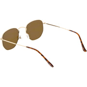 zeroUV Retro Dapper Indie Modern Flat Geometric Lens Sunglasses C518 Sunglasses