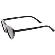 zeroUV Small Retro Slim Flat Lens Cat Eye Sunglasses - C520 Sunglasses