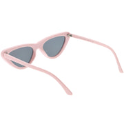 zeroUV Small Retro Slim Flat Lens Cat Eye Sunglasses - C520 Sunglasses