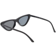 zeroUV Small Retro Slim Flat Lens Cat Eye Sunglasses - C520 Sunglasses