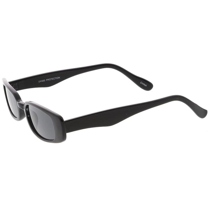 zeroUV Retro 1990's Thin Rectangle Fashion Sunglasses C547 Sunglasses