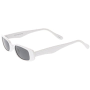 zeroUV Retro 1990's Thin Rectangle Fashion Sunglasses C547 Sunglasses