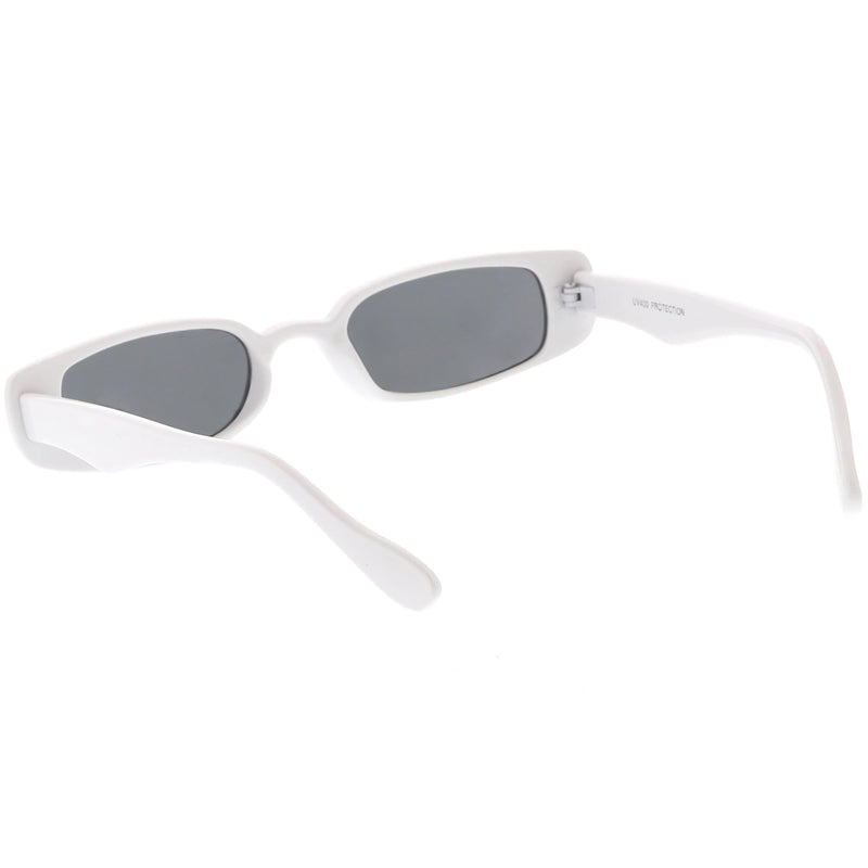 zeroUV Retro 1990's Thin Rectangle Fashion Sunglasses C547 Sunglasses