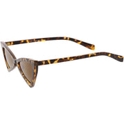 zeroUV Women's Fashion Retro Triangle Cat Eye Sunglasses C570 Sunglasses