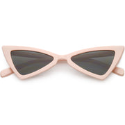 zeroUV Women's Fashion Retro Triangle Cat Eye Sunglasses C570 Sunglasses