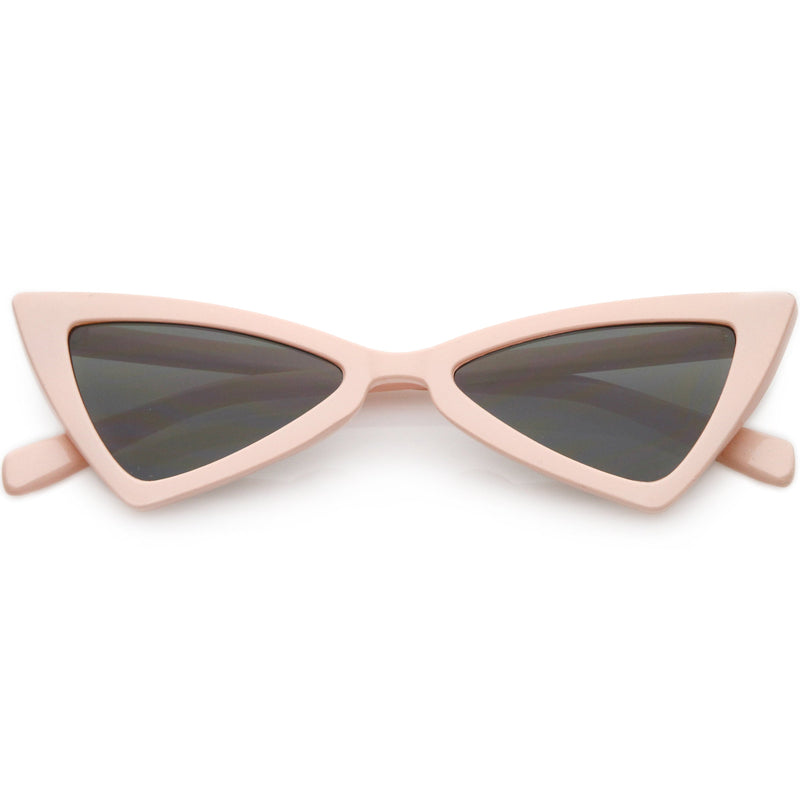 zeroUV Women's Fashion Retro Triangle Cat Eye Sunglasses C570 Sunglasses