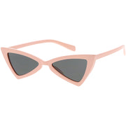 zeroUV Women's Fashion Retro Triangle Cat Eye Sunglasses C570 Sunglasses