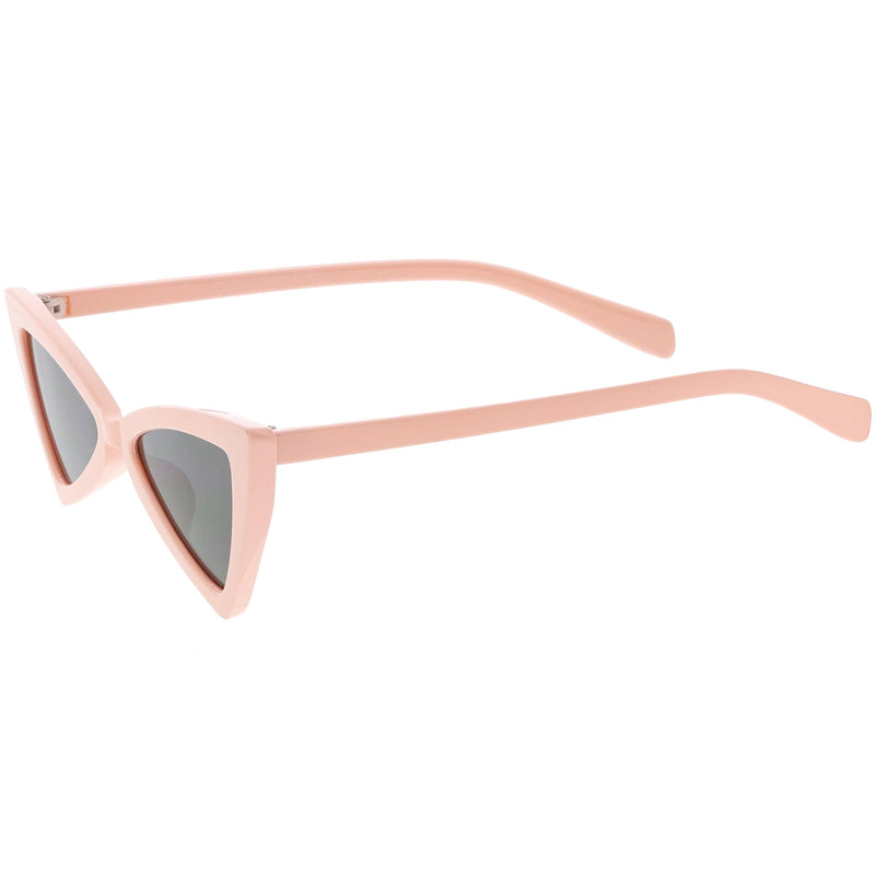 zeroUV Women's Fashion Retro Triangle Cat Eye Sunglasses C570 Sunglasses