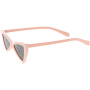 zeroUV Women's Fashion Retro Triangle Cat Eye Sunglasses C570 Sunglasses