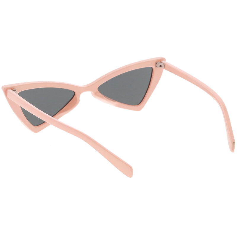 zeroUV Women's Fashion Retro Triangle Cat Eye Sunglasses C570 Sunglasses
