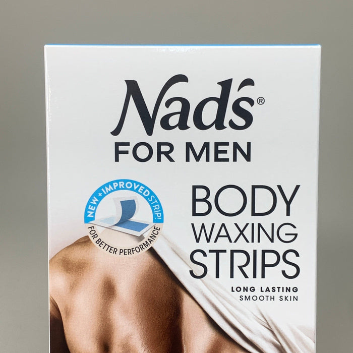 Paywut - Nads 2 Pk Mens Body Wax Strips For Course Male Hair 3494En06