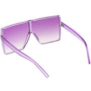 zeroUV Women's Oversize Festival Color Tone Square Sunglasses C581 Sunglasses