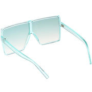 zeroUV Women's Oversize Festival Color Tone Square Sunglasses C581 Sunglasses
