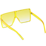 zeroUV Women's Oversize Festival Color Tone Square Sunglasses C581 Sunglasses