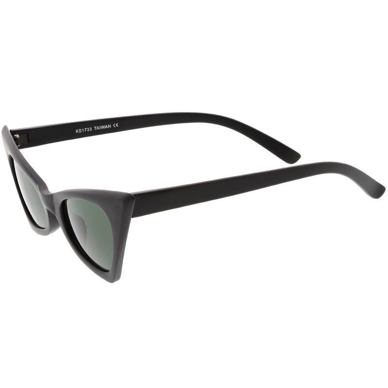 zeroUV Women's Retro High Pointed Cat Eye Sunglasses C583 Sunglasses