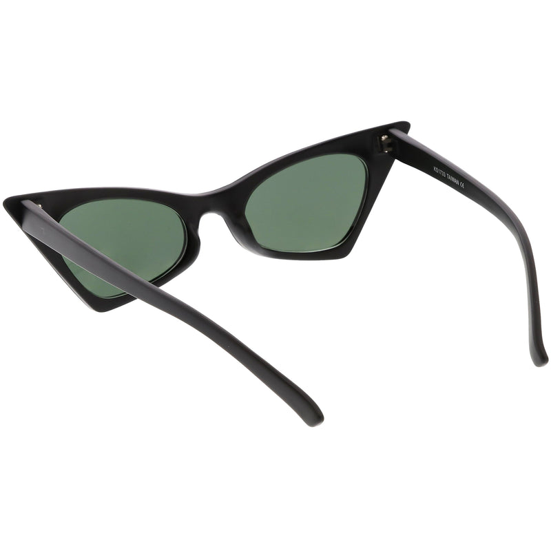 zeroUV Women's Retro High Pointed Cat Eye Sunglasses C583 Sunglasses