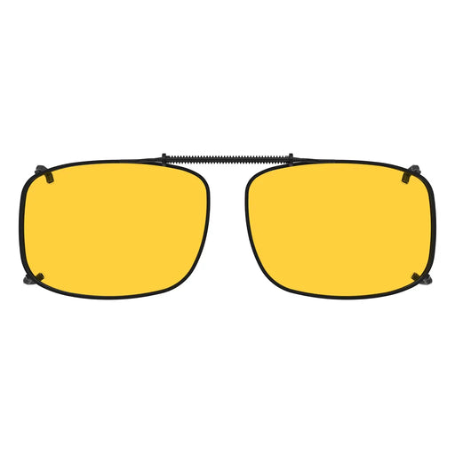 eyekeeper.com Polarized Clip on Night Vision Driving Glasses C60 (57MMx39MM) Sunglasses Sandy Brown Yellow