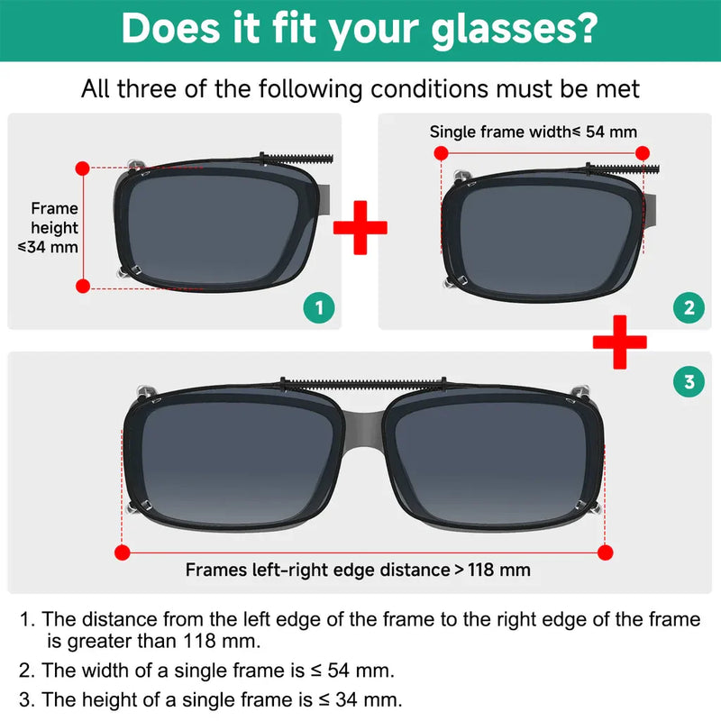 eyekeeper.com 3 Pack Polarized Clip on Sunglasses with Spring Draw Bar C63 (54MMx34MM) Sunglasses White Smoke 3 Pairs Mix,Grey-3pcs,G15-3pcs,Brown-3pcs