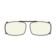 eyekeeper.com Metal Frame Blue Light Filter Clip on Glasses C63 (54MMx34MM) Eyeglasses Seashell Clear